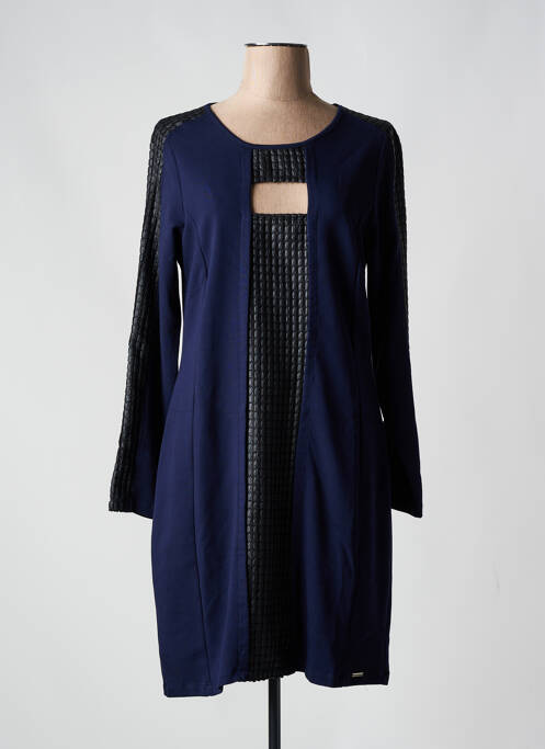 Robe mi-longue bleu MALOKA pour femme