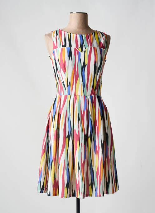 Robe mi-longue jaune FILLE A SUIVRE pour femme