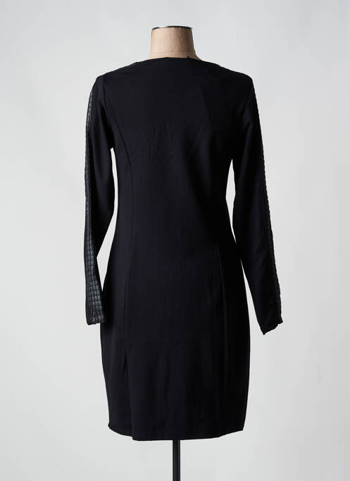 Robe mi-longue noir MALOKA pour femme
