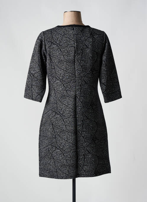 Robe mi-longue noir MALOKA pour femme