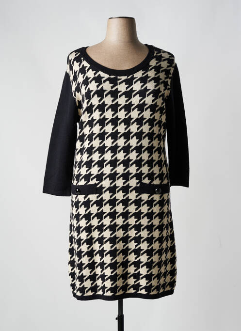 Robe mi-longue noir PURPLEROSE pour femme