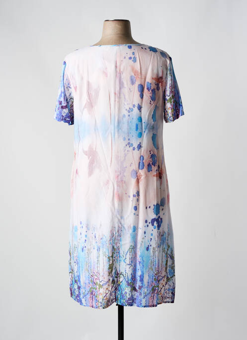 Robe mi-longue rose FIGURE LIBRE pour femme