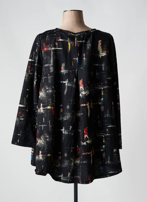 Tunique manches longues noir BELLA BLUE pour femme