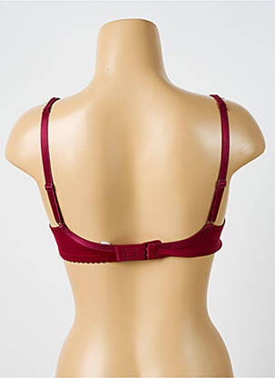 Soutien-gorge broderie haut soutien-gorge emboitant rouge BARBARA femme