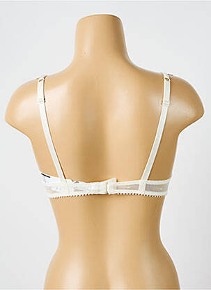 Soutien-gorge broderie haut soutien-gorge moulé blanc ANTINEA femme