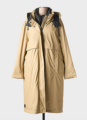 Doudoune poches a capuche beige RINO & PELLE femme