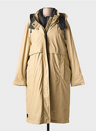 Doudoune poches a capuche beige RINO & PELLE femme