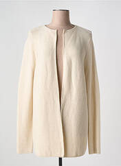 Gilet manches longues beige AN' GE pour femme seconde vue
