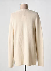 Gilet manches longues beige AN' GE pour femme seconde vue