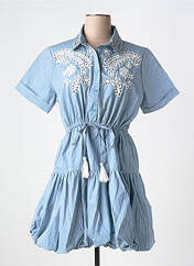 Robe courte bleu AN' GE pour femme seconde vue