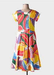 Robe mi-longue orange DRESS ADDICT pour femme seconde vue