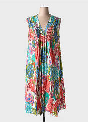 Robe mi-longue vert LAURA EN ROBE pour femme seconde vue