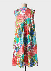 Robe mi-longue vert LAURA EN ROBE pour femme seconde vue