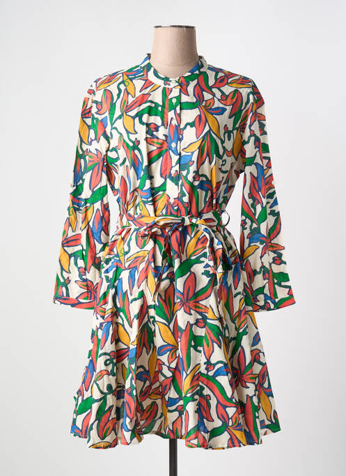 Robe courte beige AN' GE pour femme