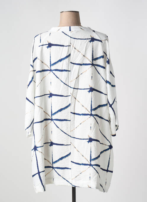 Robe courte blanc KOKOMARINA pour femme