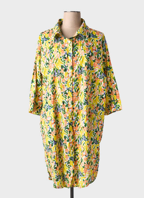 Robe courte jaune DRESS ADDICT pour femme