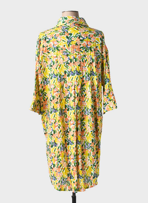 Robe courte jaune DRESS ADDICT pour femme