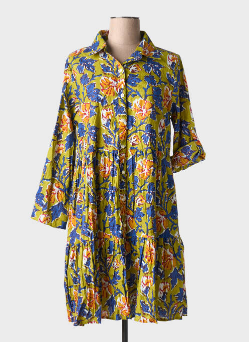 Robe courte vert DRESS ADDICT pour femme