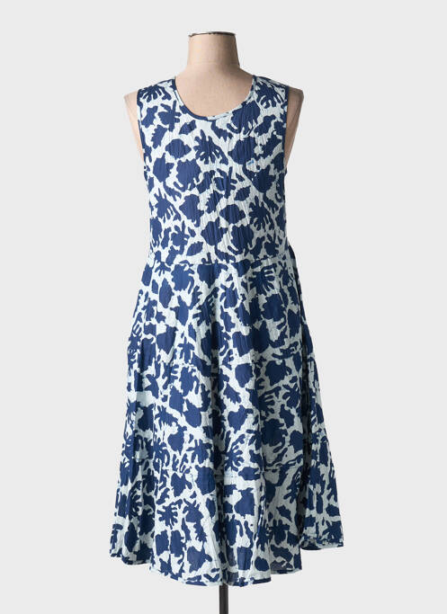 Robe mi-longue bleu DRESS ADDICT pour femme
