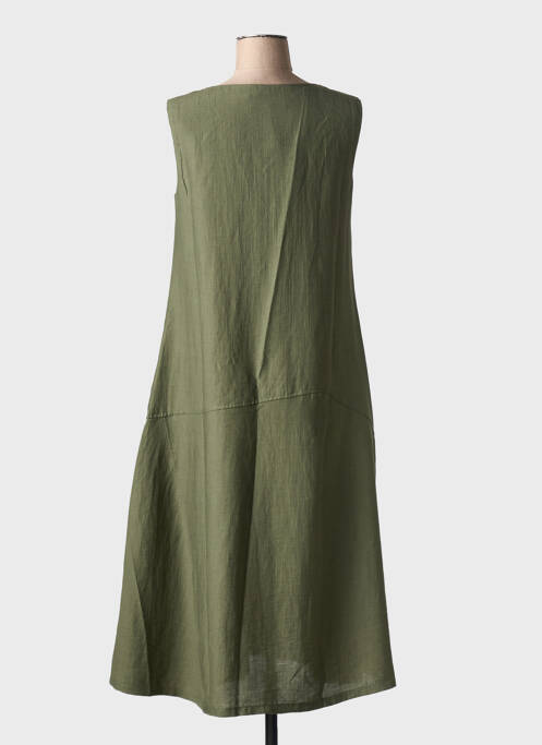 Robe mi-longue vert ORTO BOTANICO pour femme