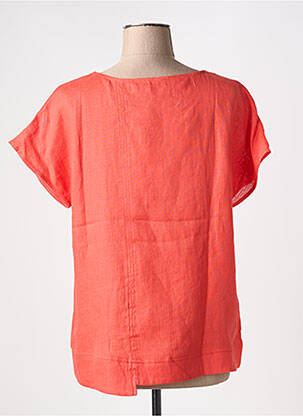 Blouse col rond manches courtes rouge ORTO BOTANICO femme