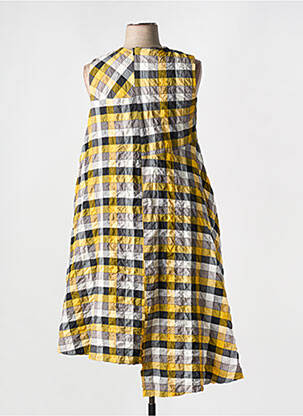 Robe mi-longue sans manche sans manche jaune GERSHON BRAM femme