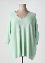 Pull vert C'MELODIE pour femme seconde vue