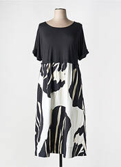 Robe mi-longue noir ORTO BOTANICO pour femme seconde vue