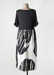 Robe mi-longue noir ORTO BOTANICO pour femme seconde vue