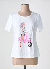 T-shirt blanc LEO & UGO pour femme seconde vue