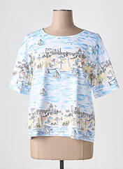 T-shirt bleu LEO & UGO pour femme seconde vue