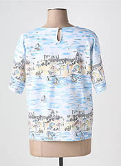 T-shirt bleu LEO & UGO pour femme seconde vue