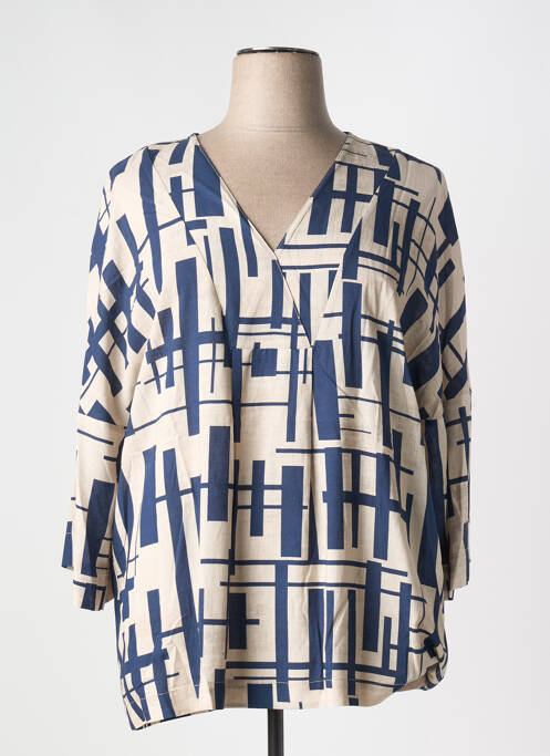 Blouse bleu ORTO BOTANICO pour femme