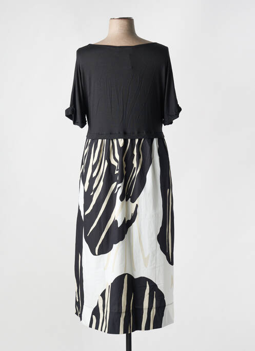 Robe mi-longue noir ORTO BOTANICO pour femme