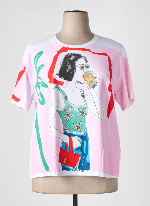 T-shirt blanc LEO & UGO pour femme