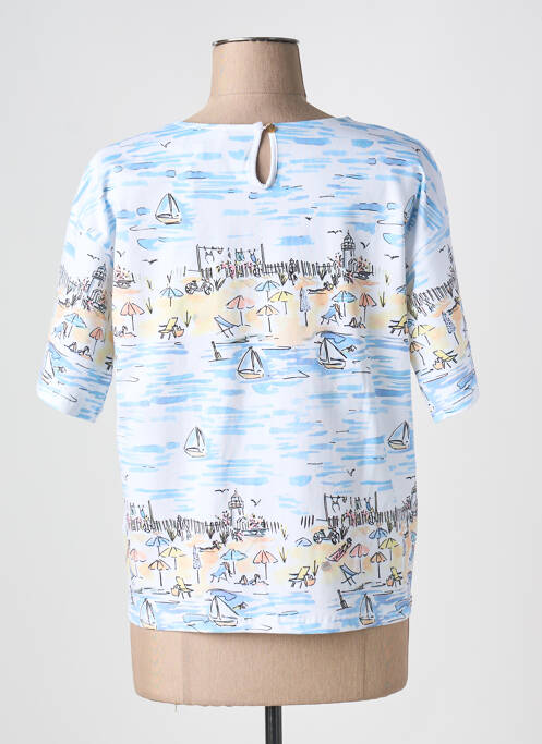 T-shirt bleu LEO & UGO pour femme