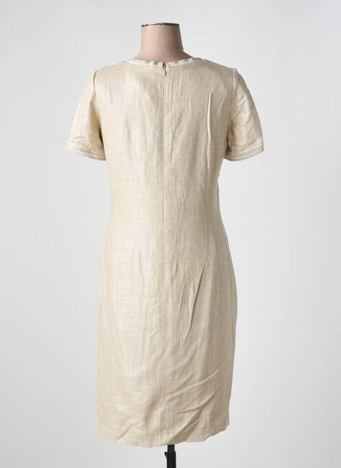Robe mi-longue beige MERI & ESCA pour femme