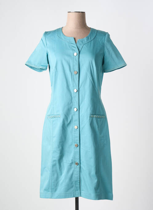 Robe mi-longue bleu GREGORY PAT pour femme