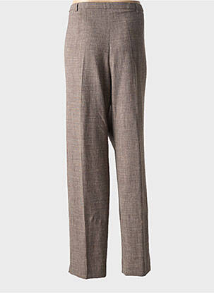 Pantalon 7/8 stretch taille normale marron GUY DUBOUIS femme