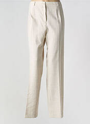 Pantalon droit beige GUY DUBOUIS pour femme seconde vue