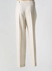 Pantalon droit beige GUY DUBOUIS pour femme seconde vue