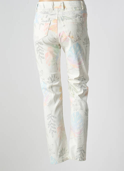 Pantalon slim blanc GUY DUBOUIS pour femme