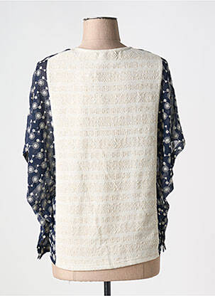 Top coupe fluide manches courtes bleu MERI & ESCA femme