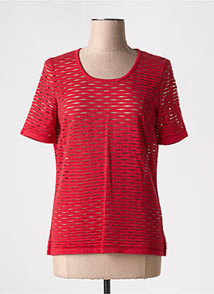 Top manches courtes manches courtes rouge GREGORY PAT femme