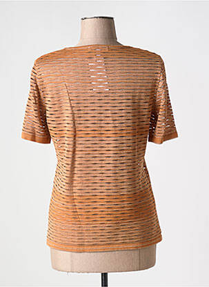 Top manches courtes manches courtes marron GREGORY PAT femme