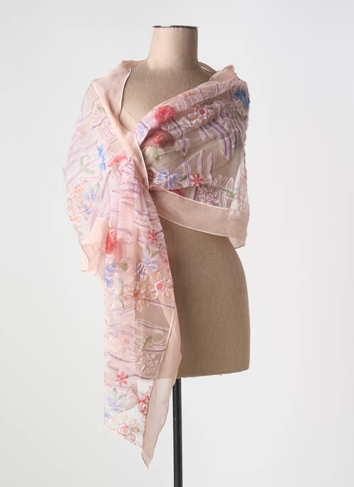 Echarpe rose GREGORY PAT pour femme