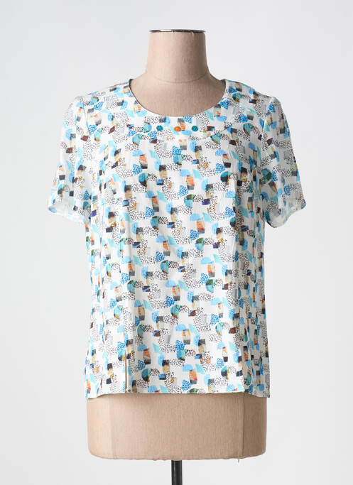 Top blanc FRANCE RIVOIRE pour femme