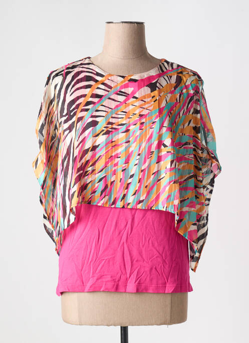 Top rose GUY DUBOUIS pour femme