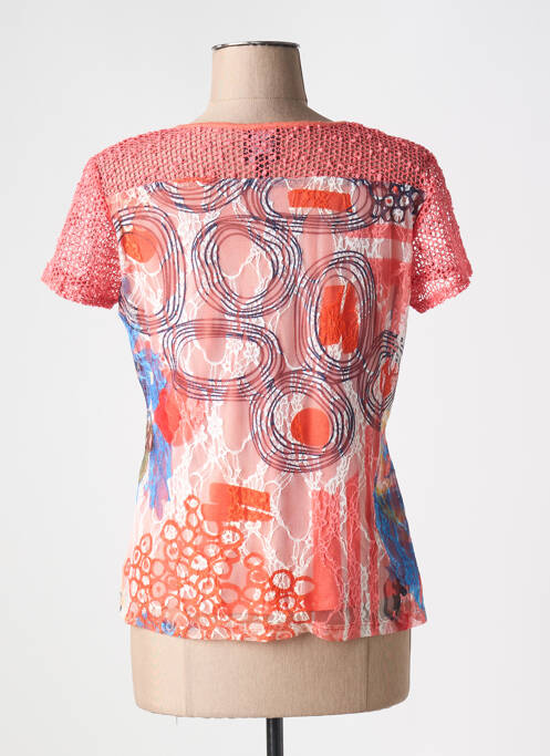 Top rose GUY DUBOUIS pour femme