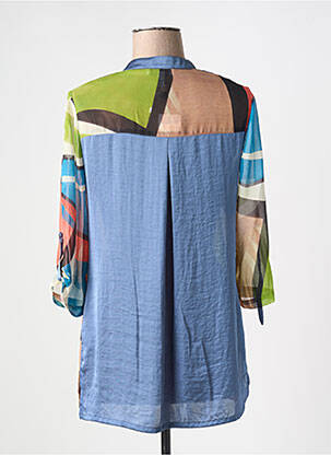 Tunique manches longues coupe fluide bleu MERI & ESCA femme